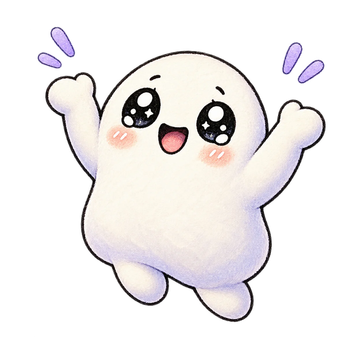 Happy jumping SBO mascot